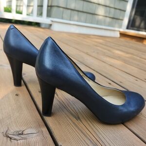Geox, size 39, navy blue dress shoes